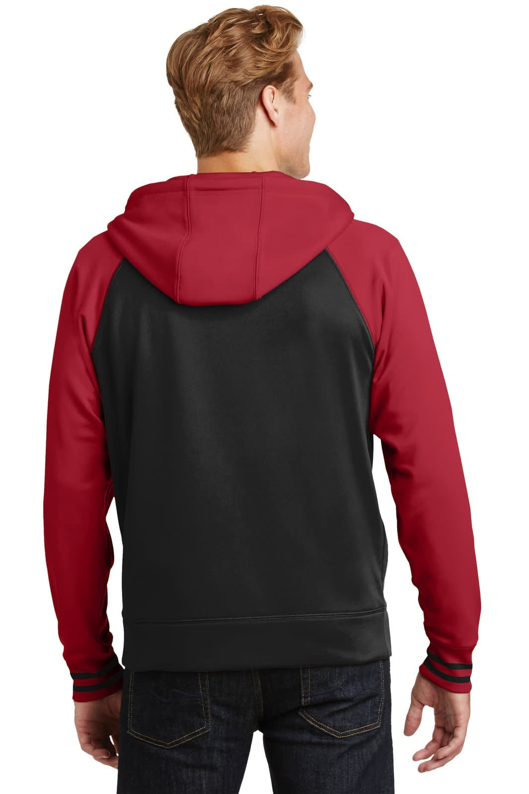 Sport-Tek Sport-Wick Varsity Fleece Full-Zip Hooded Jacket