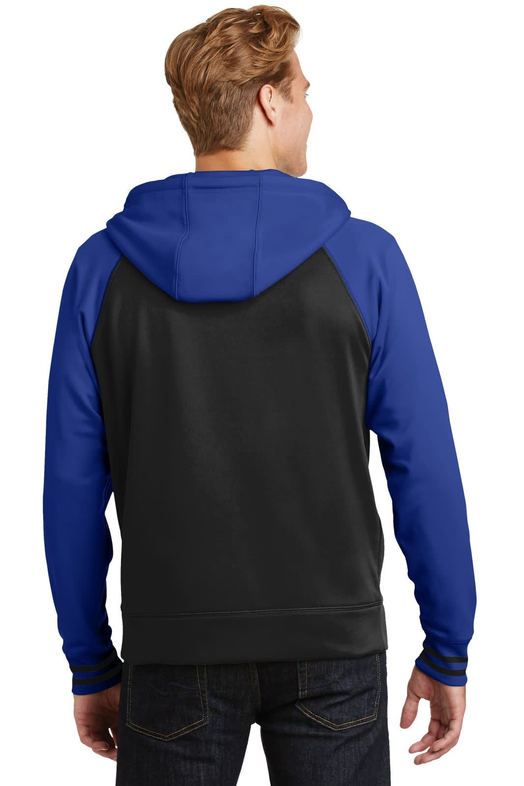 Sport-Tek Sport-Wick Varsity Fleece Full-Zip Hooded Jacket