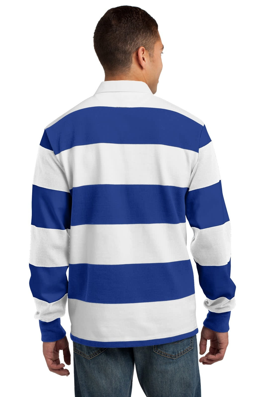 Sport-Tek Classic Long Sleeve Rugby Polo