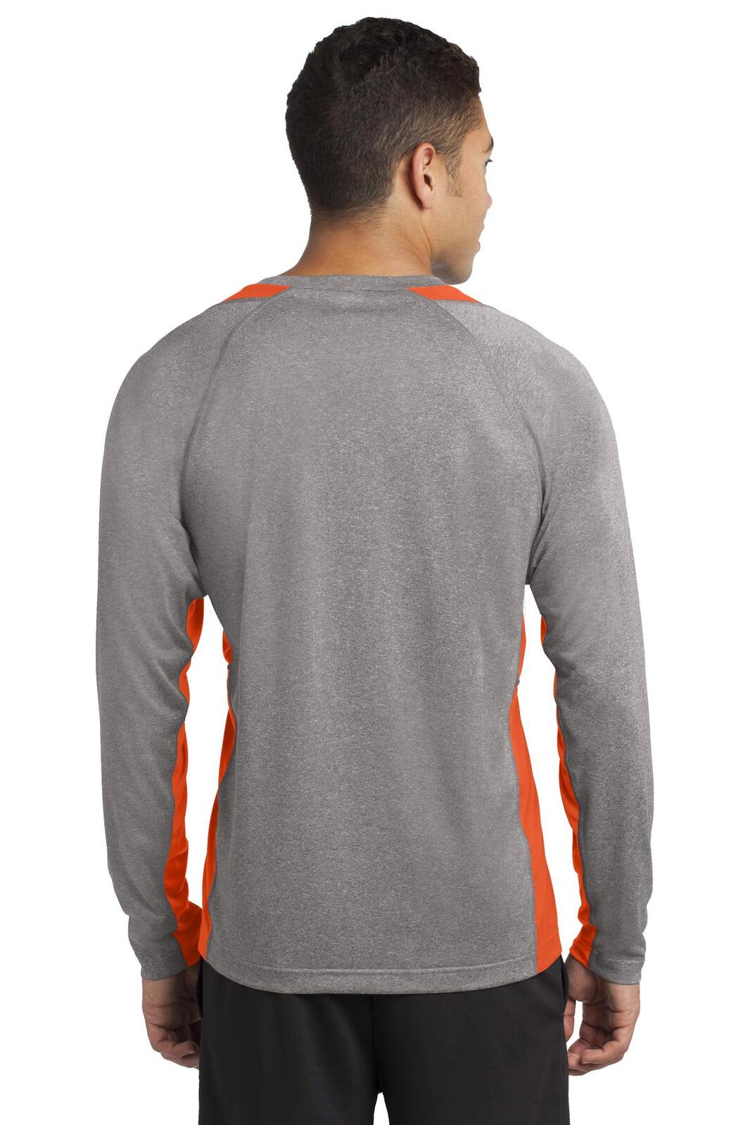 Sport-Tek Long Sleeve Heather Colorblock Contender Tee