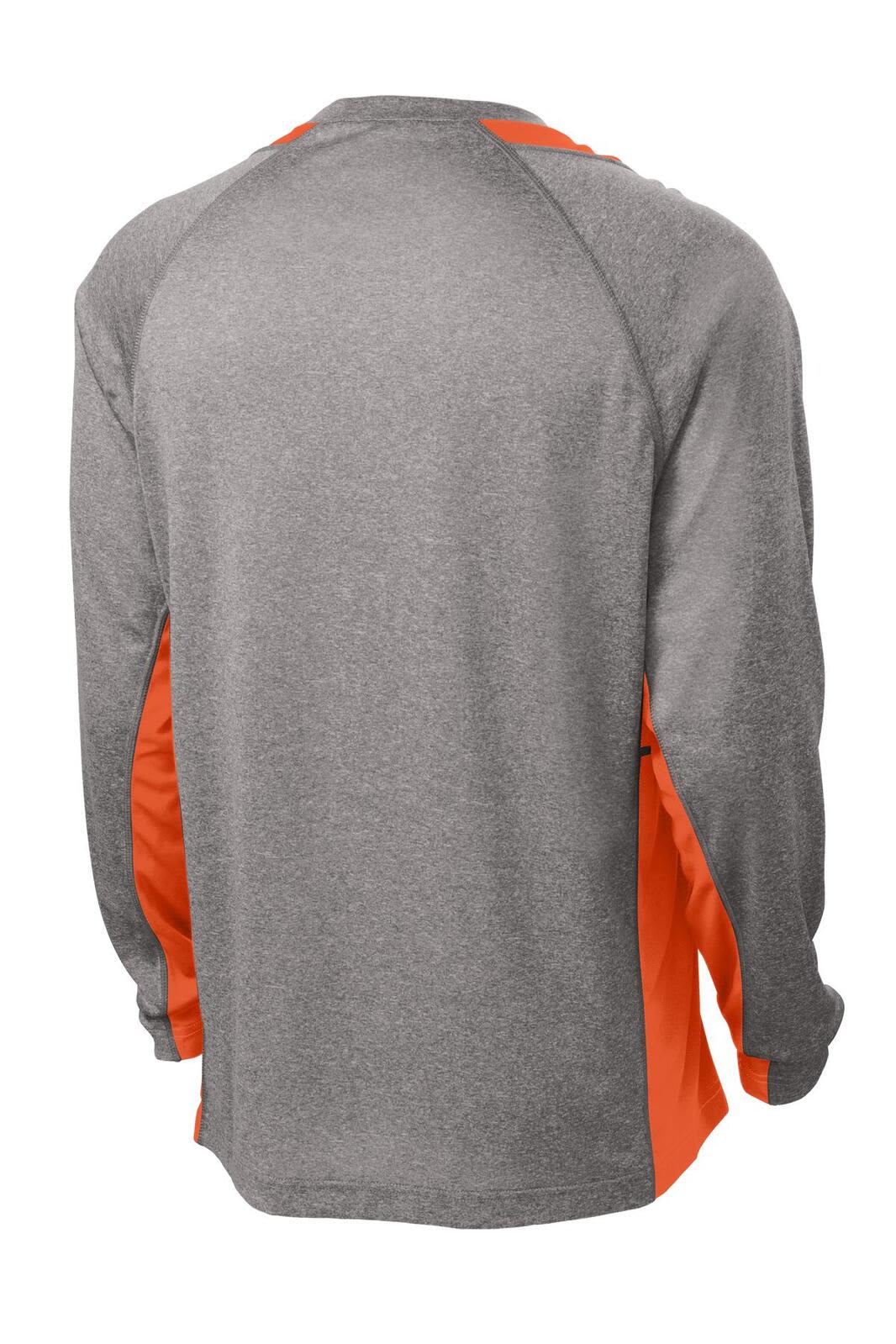 Sport-Tek Long Sleeve Heather Colorblock Contender Tee
