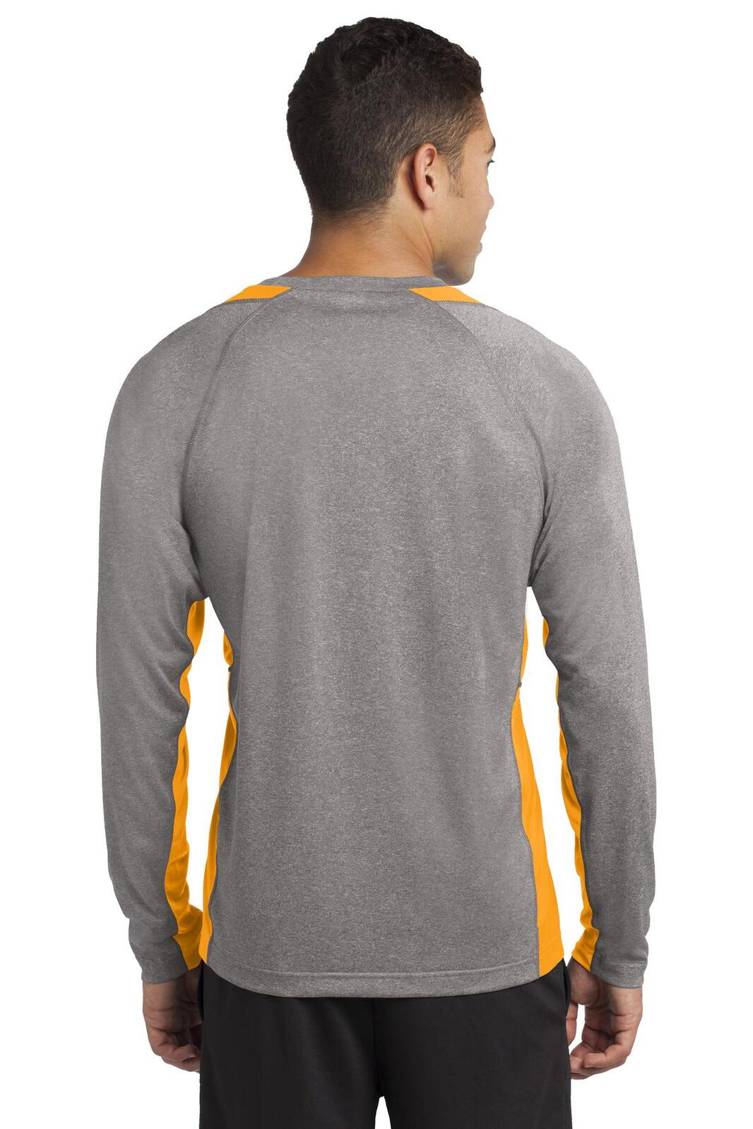 Sport-Tek Long Sleeve Heather Colorblock Contender Tee