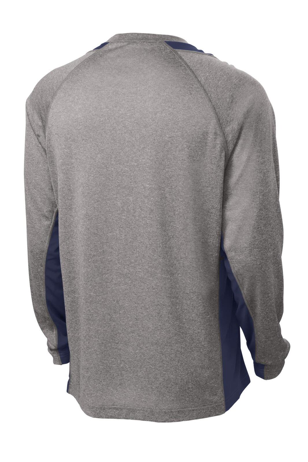 Sport-Tek Long Sleeve Heather Colorblock Contender Tee
