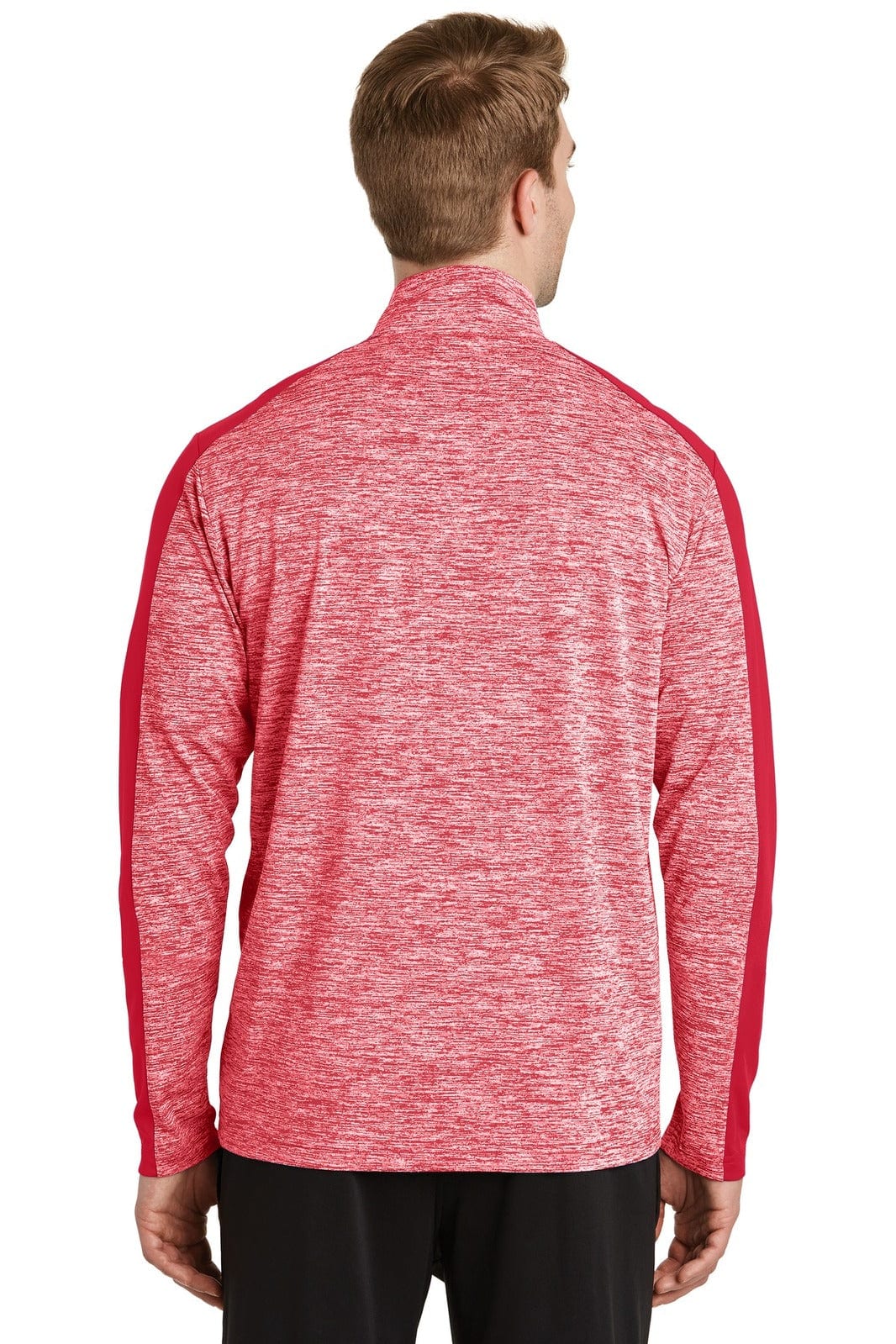 Sport-Tek PosiCharge Electric Heather Colorblock 1/4-Zip Pullover