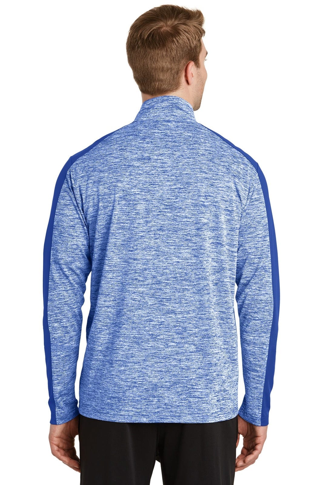Sport-Tek PosiCharge Electric Heather Colorblock 1/4-Zip Pullover
