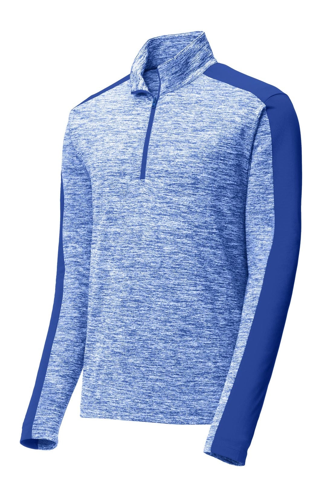 Sport-Tek PosiCharge Electric Heather Colorblock 1/4-Zip Pullover