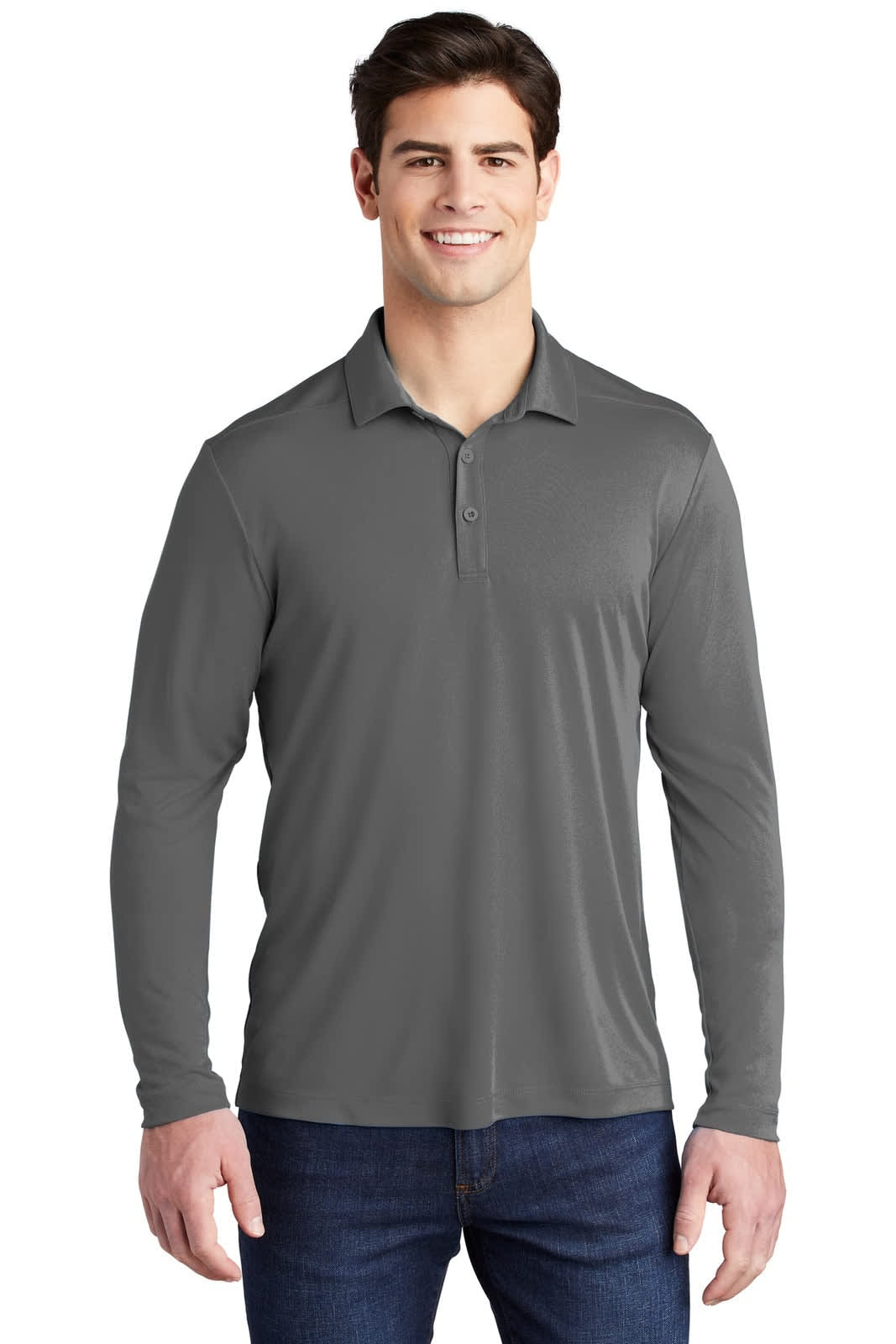 Sport-Tek Posi-UV Pro Long Sleeve Polo