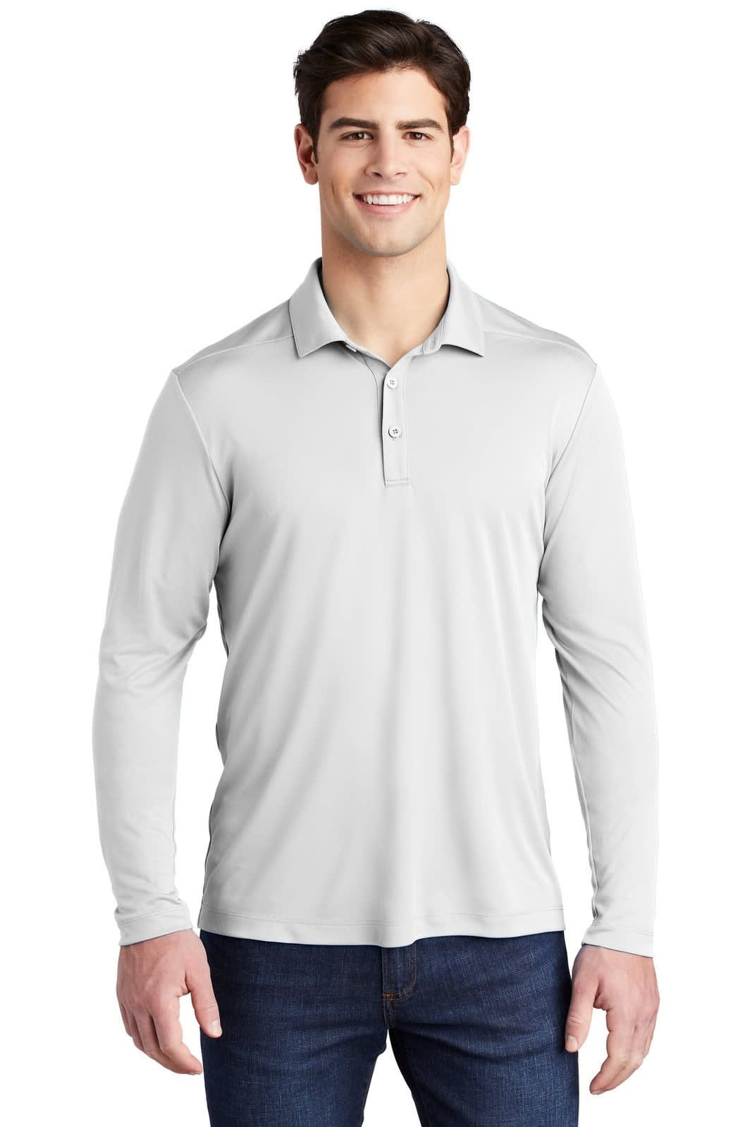 Sport-Tek Posi-UV Pro Long Sleeve Polo