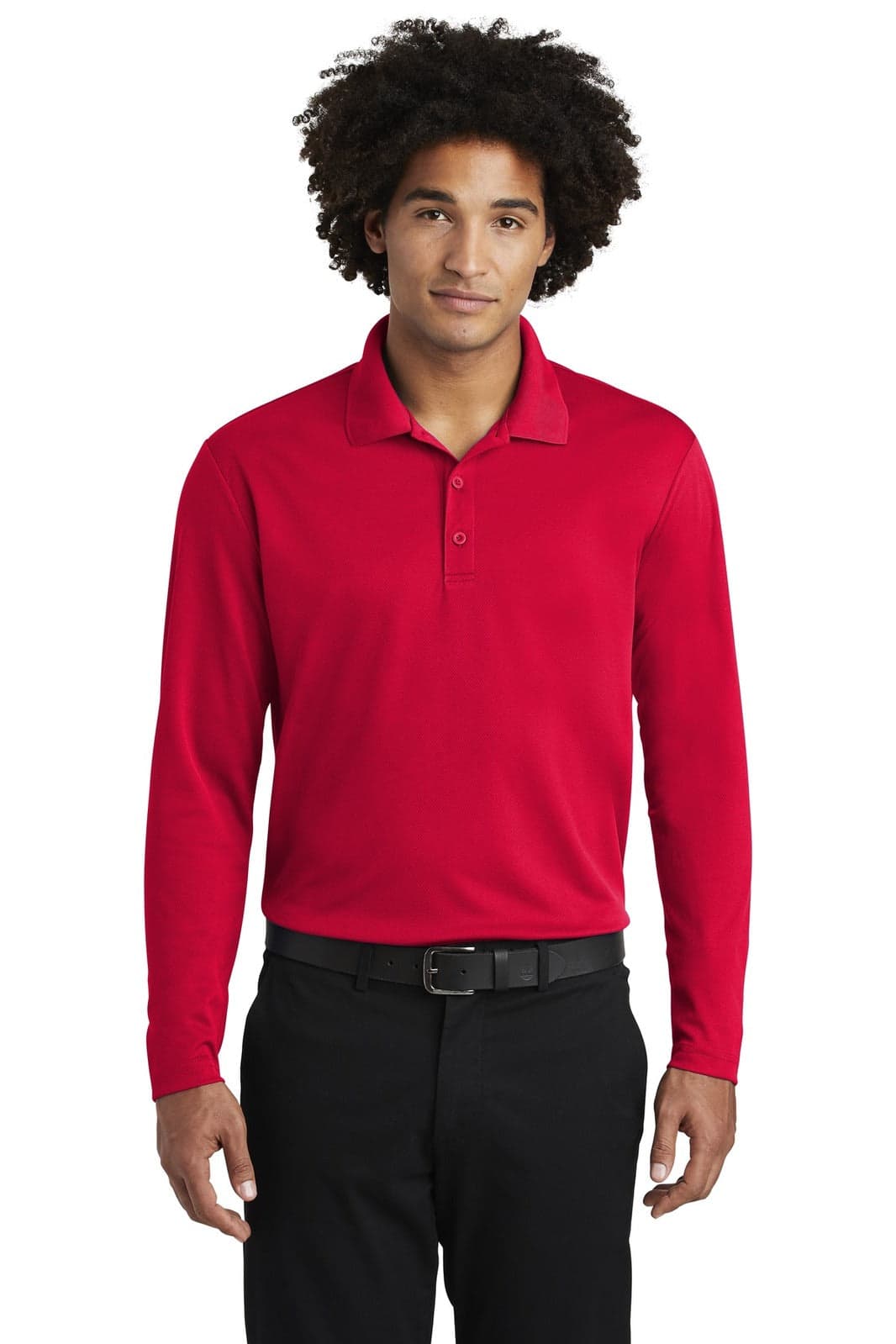 Sport-Tek PosiCharge RacerMesh Long Sleeve Polo