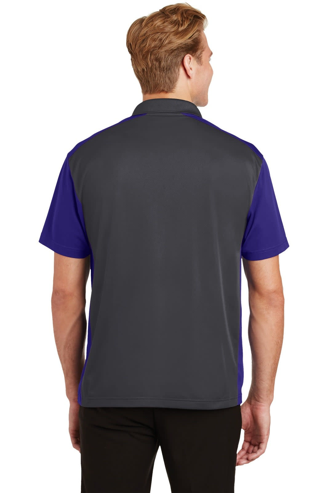 Sport-Tek Colorblock Micropique Sport-Wick Polo