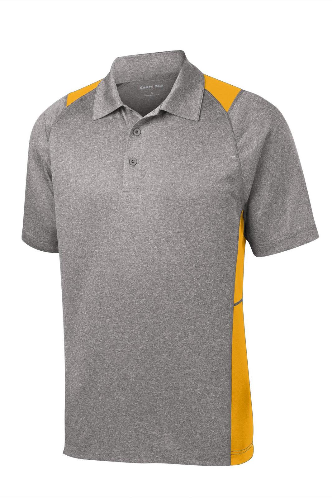 Sport-Tek Heather Colorblock Contender Polo
