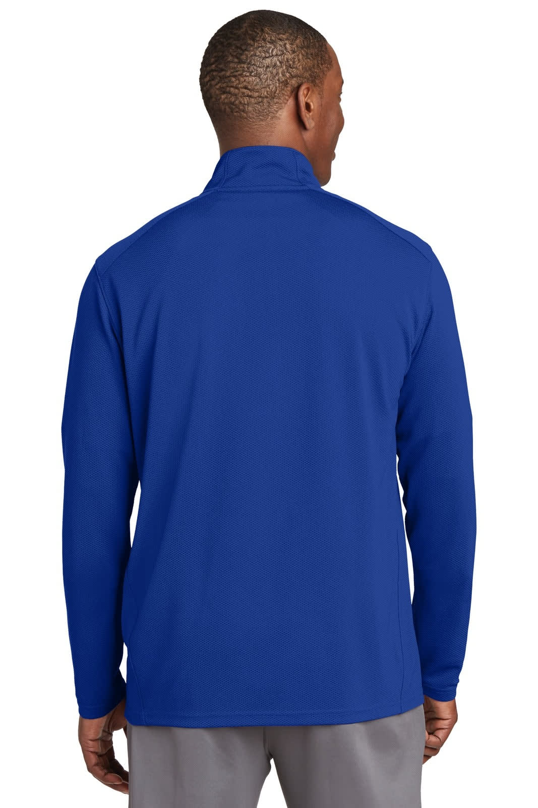 Sport-Tek Sport-Wick Textured 1/4-Zip Pullover