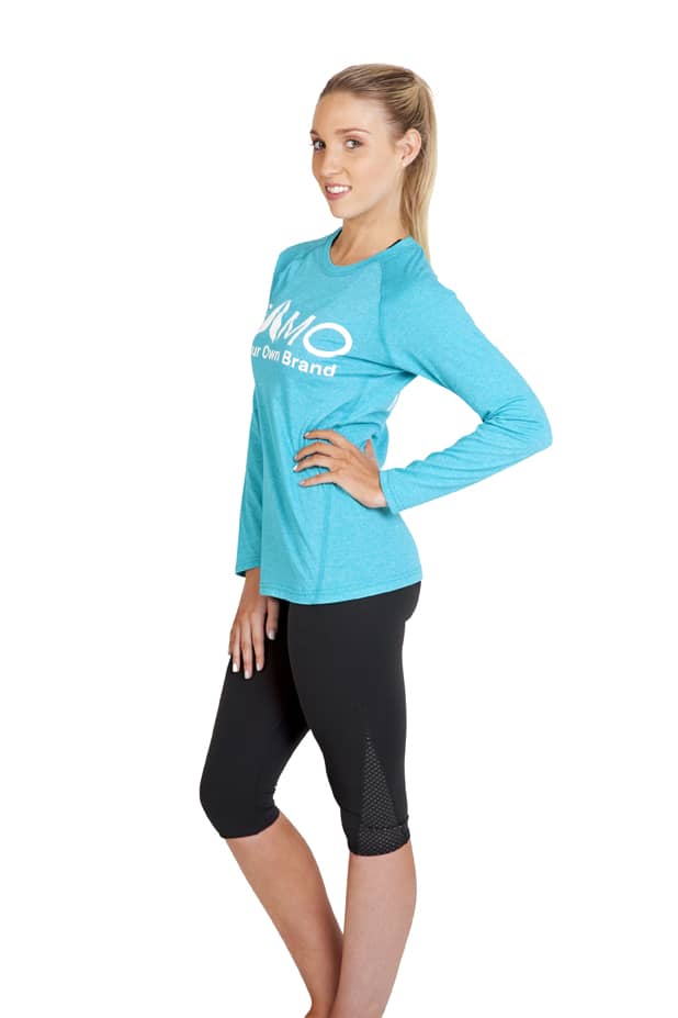 Womens Greatness Heather Long Sleeve T-shirt