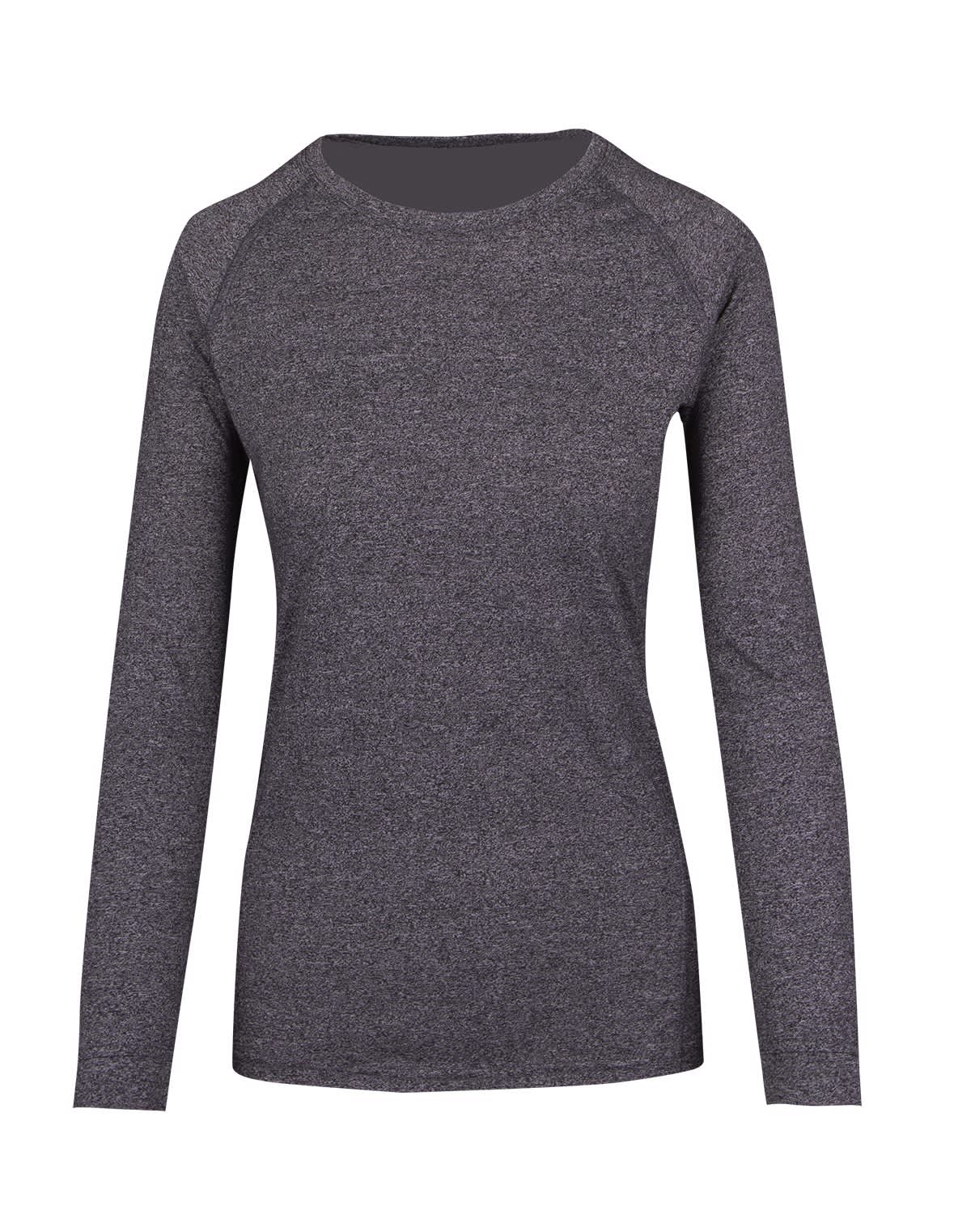 Womens Greatness Heather Long Sleeve T-shirt