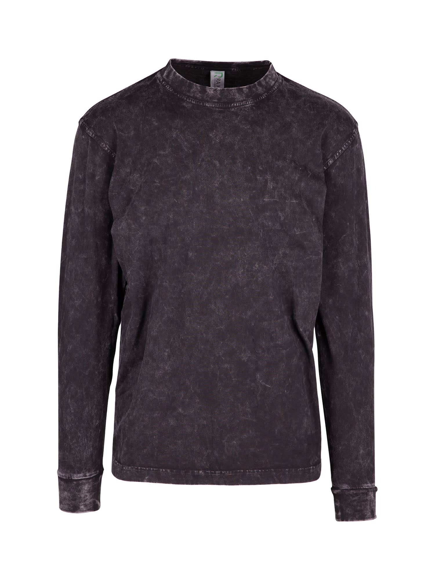 Men's / Unisex Stone Wash Long Sleeve T-shirt