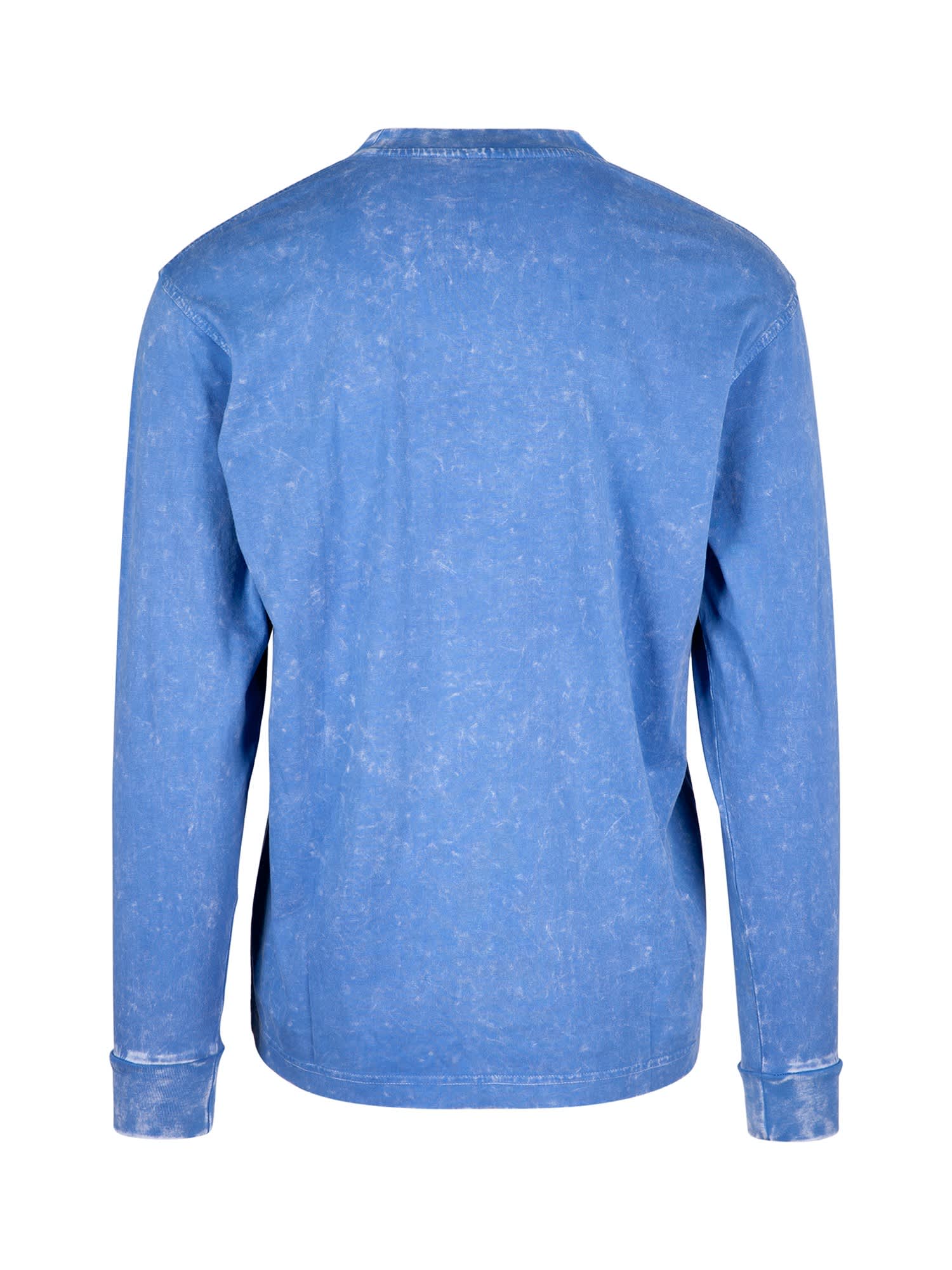 Men's / Unisex Stone Wash Long Sleeve T-shirt