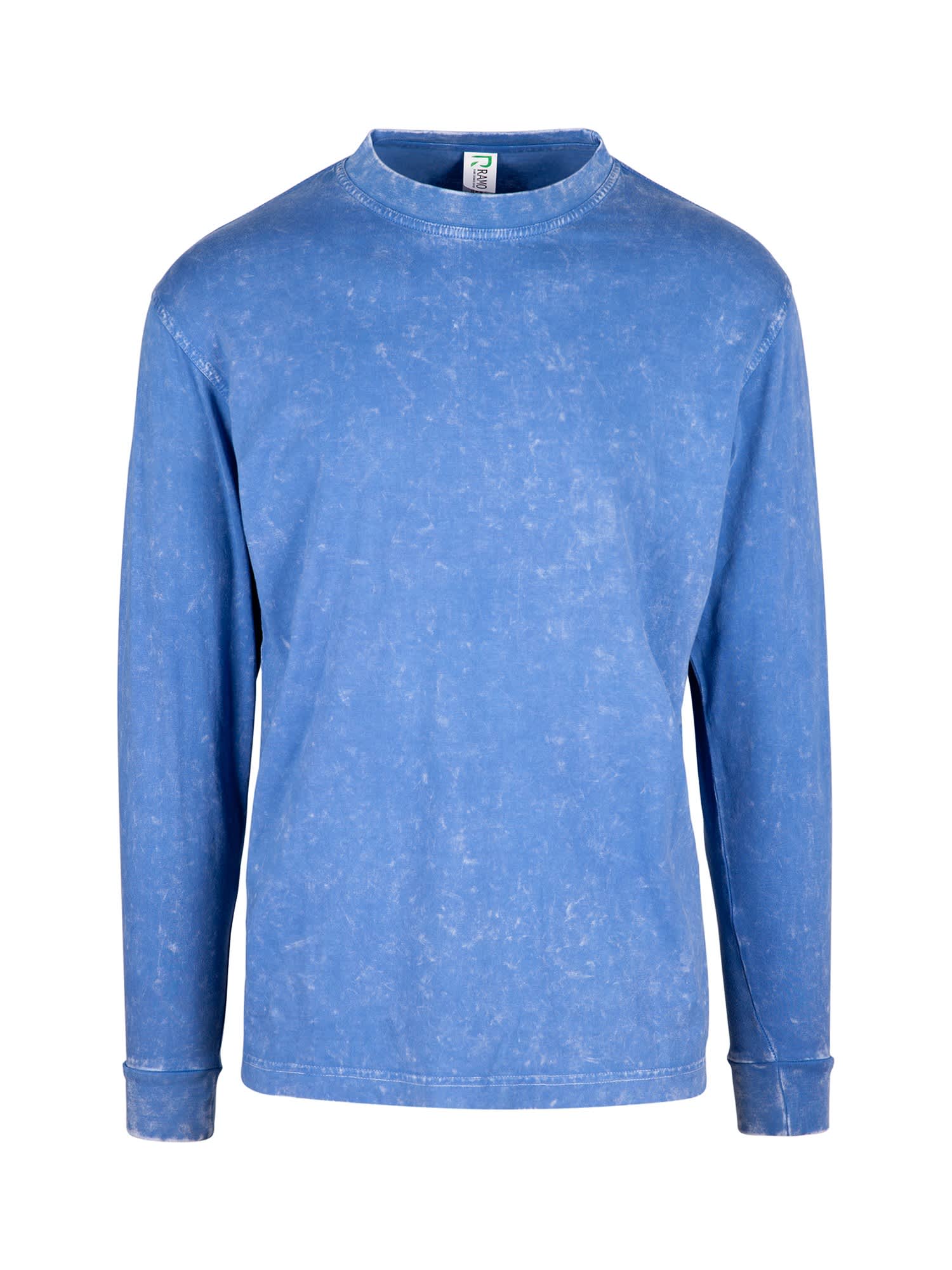Men's / Unisex Stone Wash Long Sleeve T-shirt
