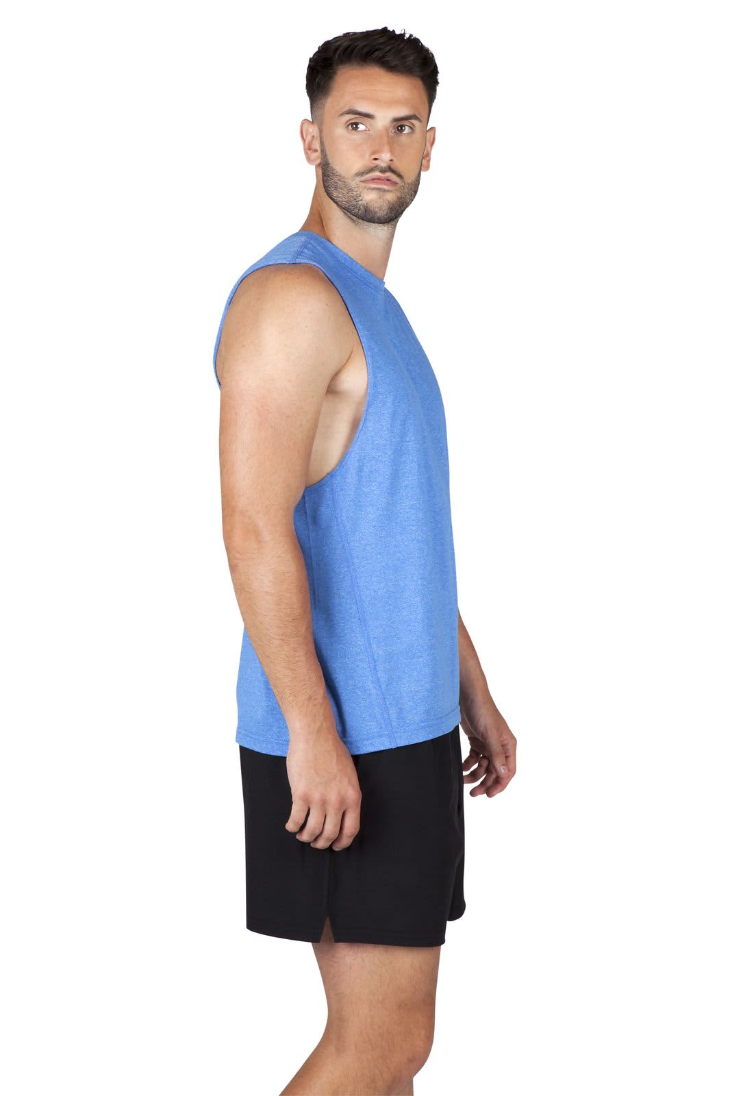 Mens Heather SLEEVELESS Tee - Greatness Range