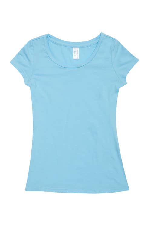 Womens Cotton/Spandex T-shirt