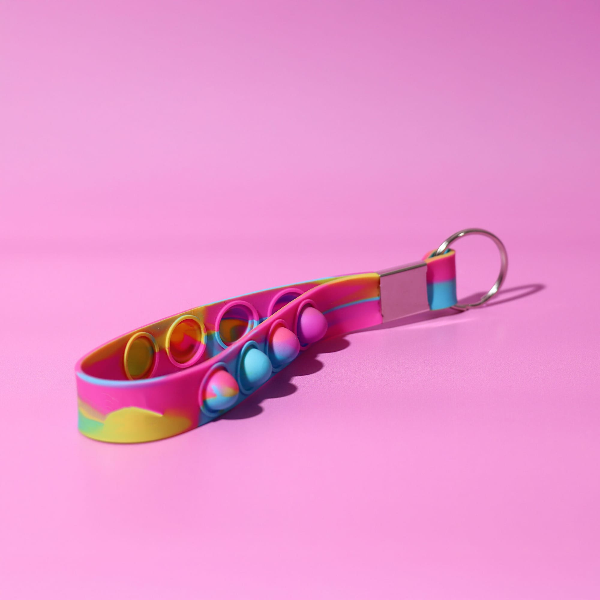 Popper Stress Reliever Key Chain