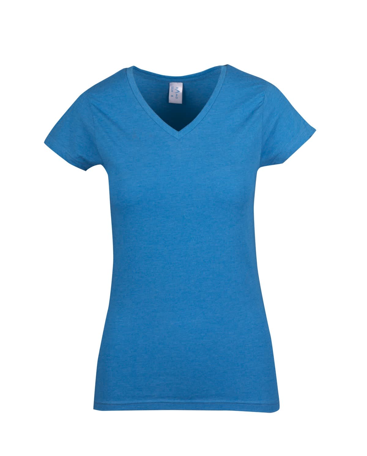 Womens Marl V-neck T-shirt
