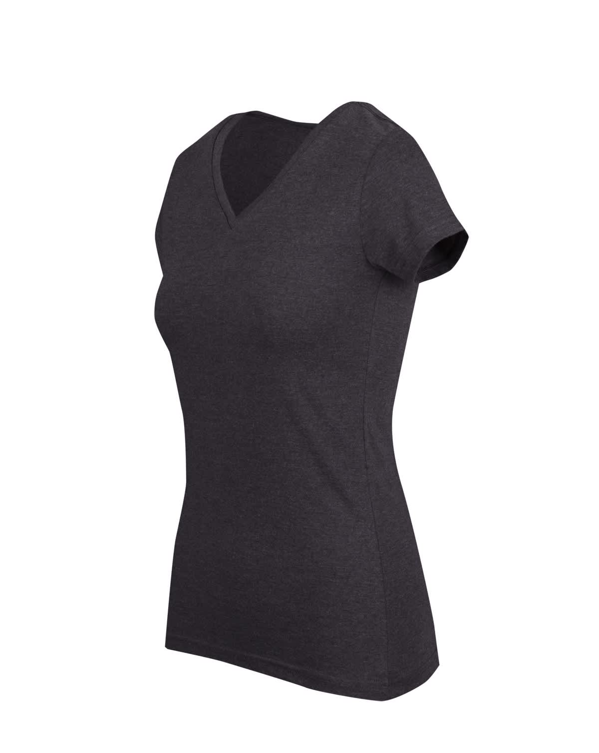 Womens Marl V-neck T-shirt