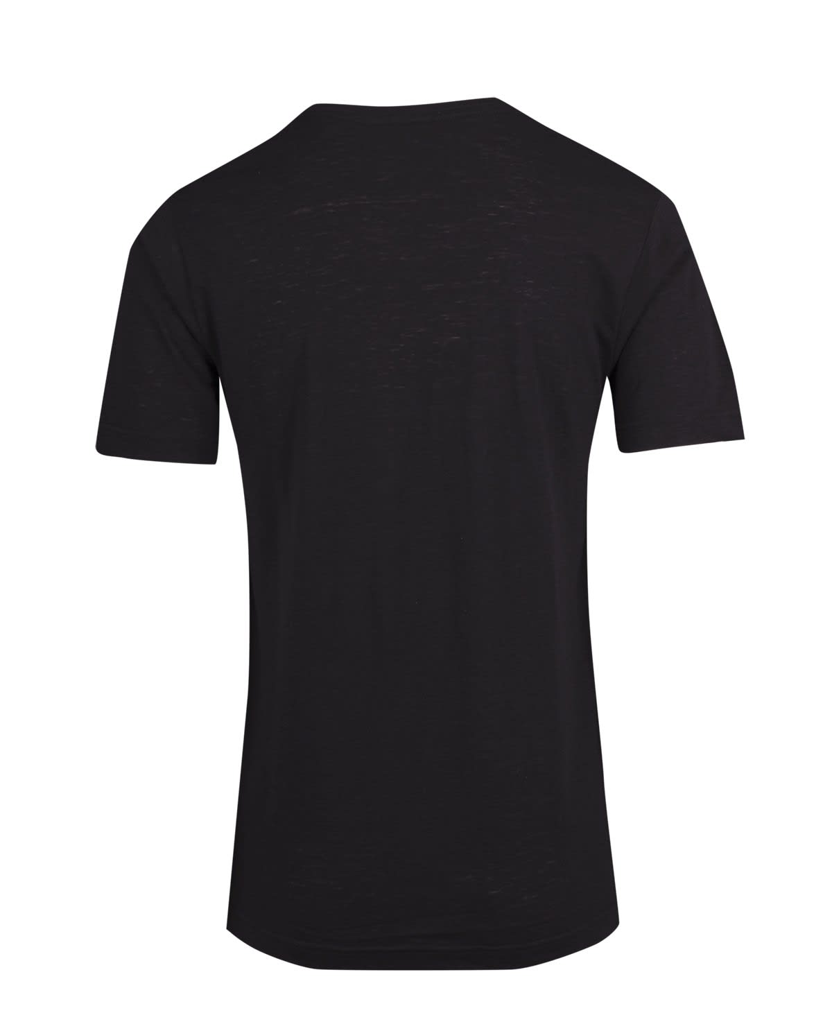 Men's / Unisex Raw Cotton Wave V Neck T-shirt