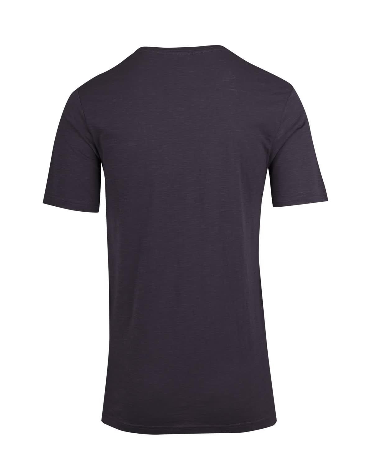 Men's / Unisex Raw Cotton Wave V Neck T-shirt