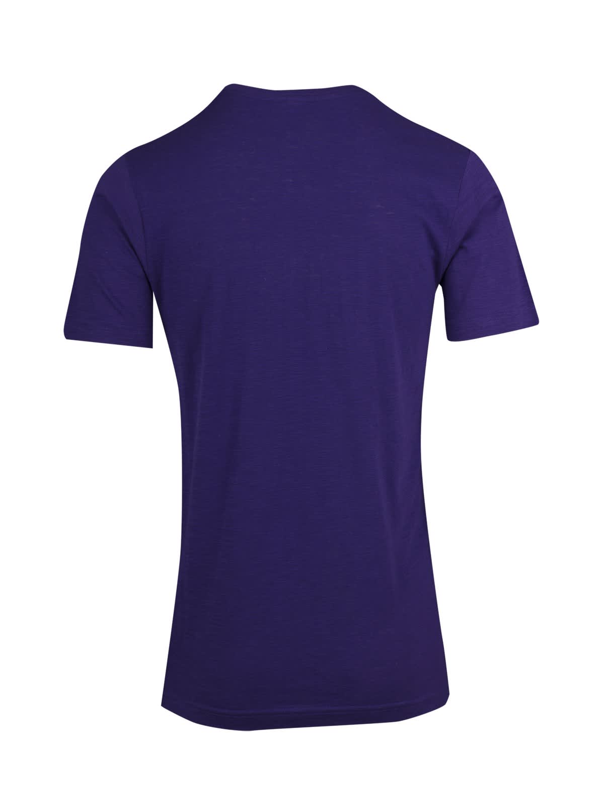 Men's / Unisex Raw Cotton Wave V Neck T-shirt