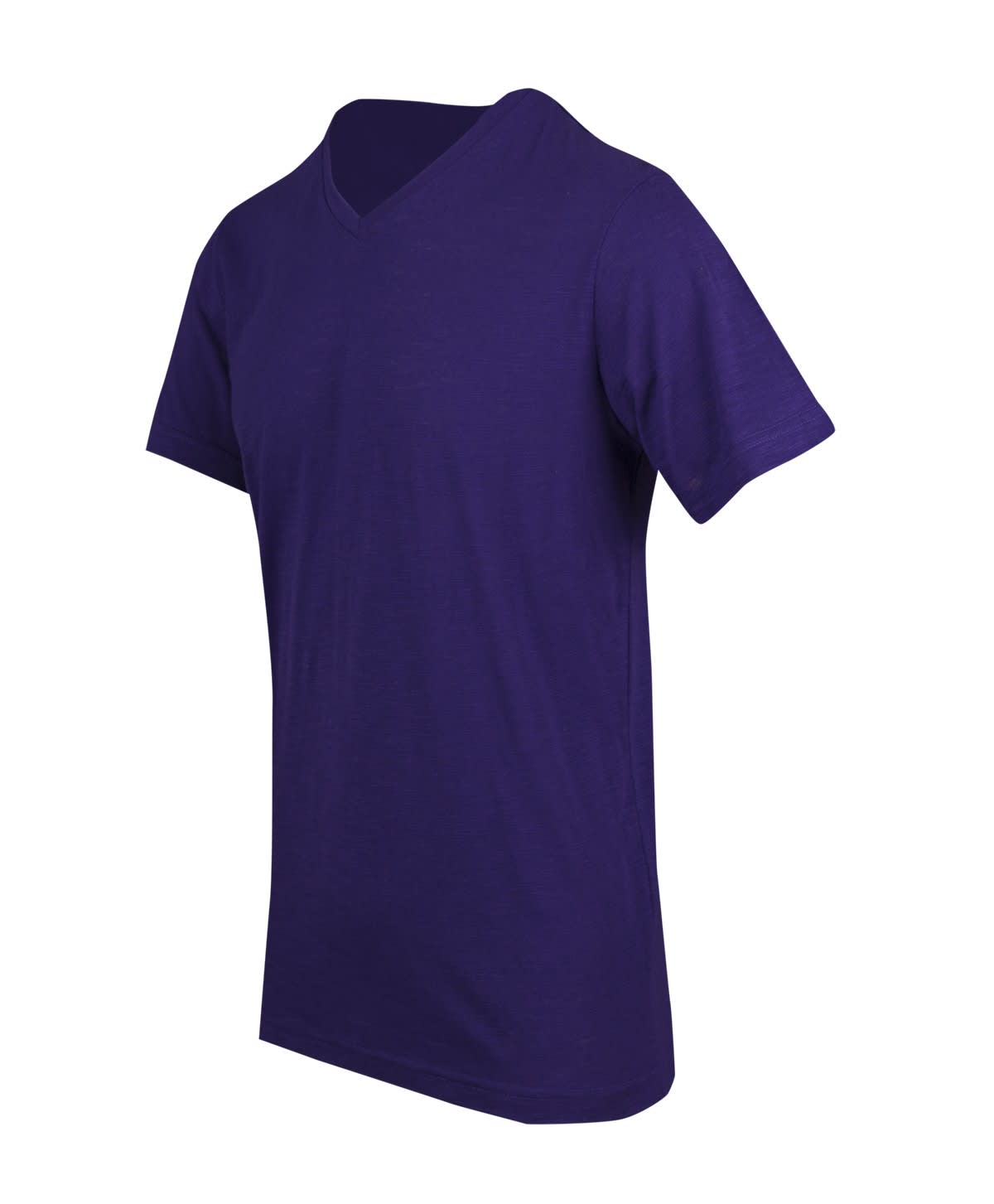 Men's / Unisex Raw Cotton Wave V Neck T-shirt