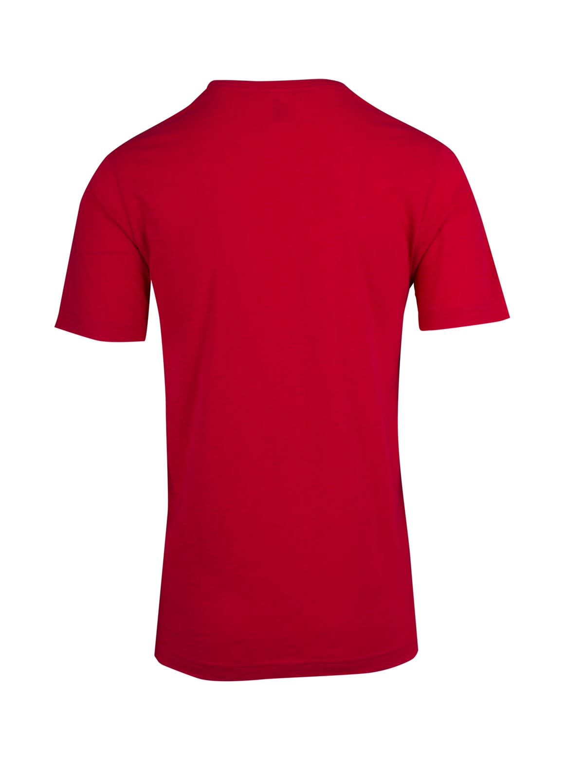 Men's / Unisex Raw Cotton Wave V Neck T-shirt