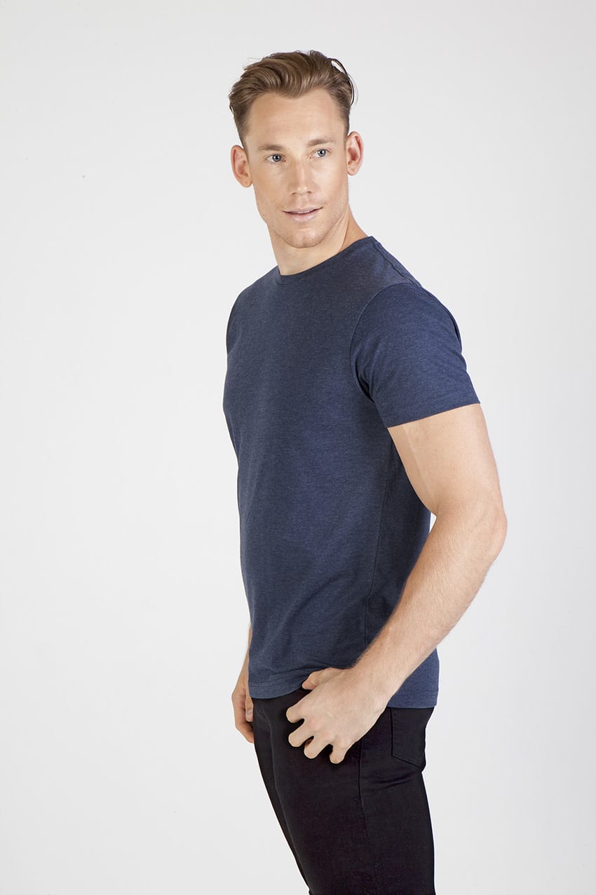 Men's / Unisex Marl Crew Neck T-shirt