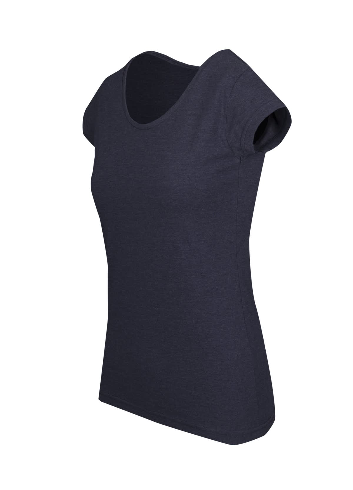 Womens Marl Scoop Neck T-shirt