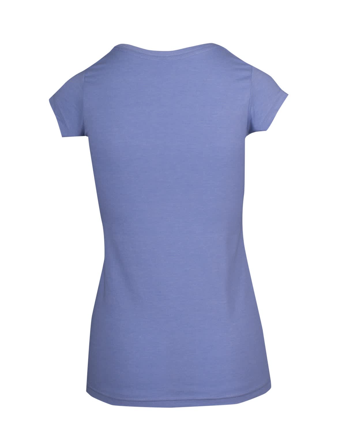 Womens Marl Scoop Neck T-shirt
