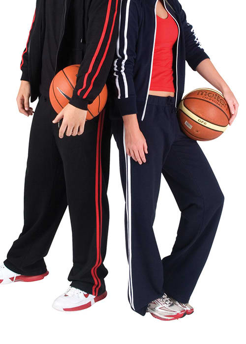 Womens Striped Track Pants