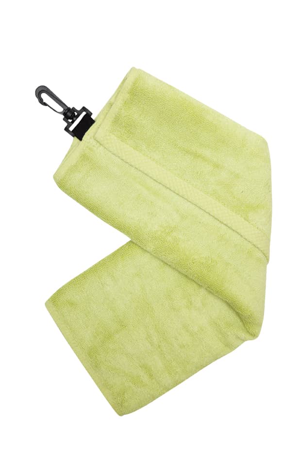 Bamboo Golf Towel with plastic hook