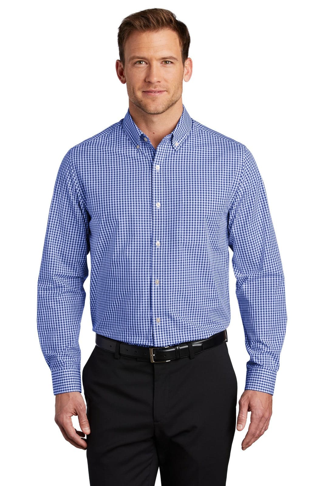 Port Authority Broadcloth Gingham Easy Care Shirt