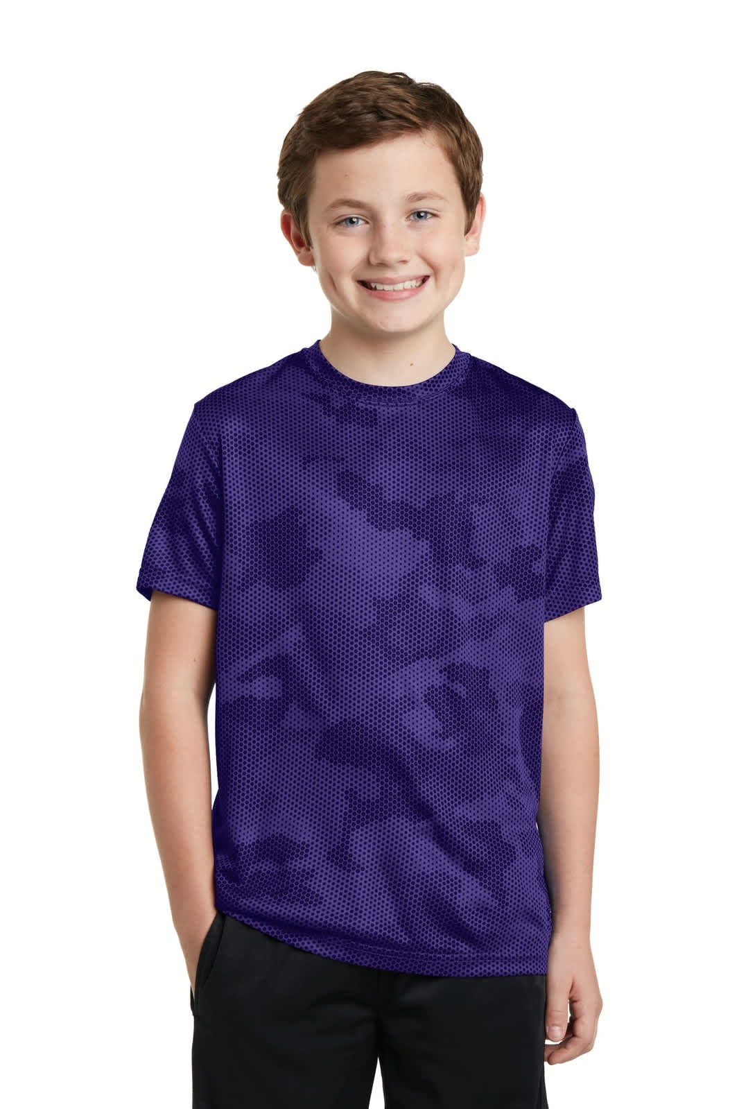 Sport-Tek Youth CamoHex Tee
