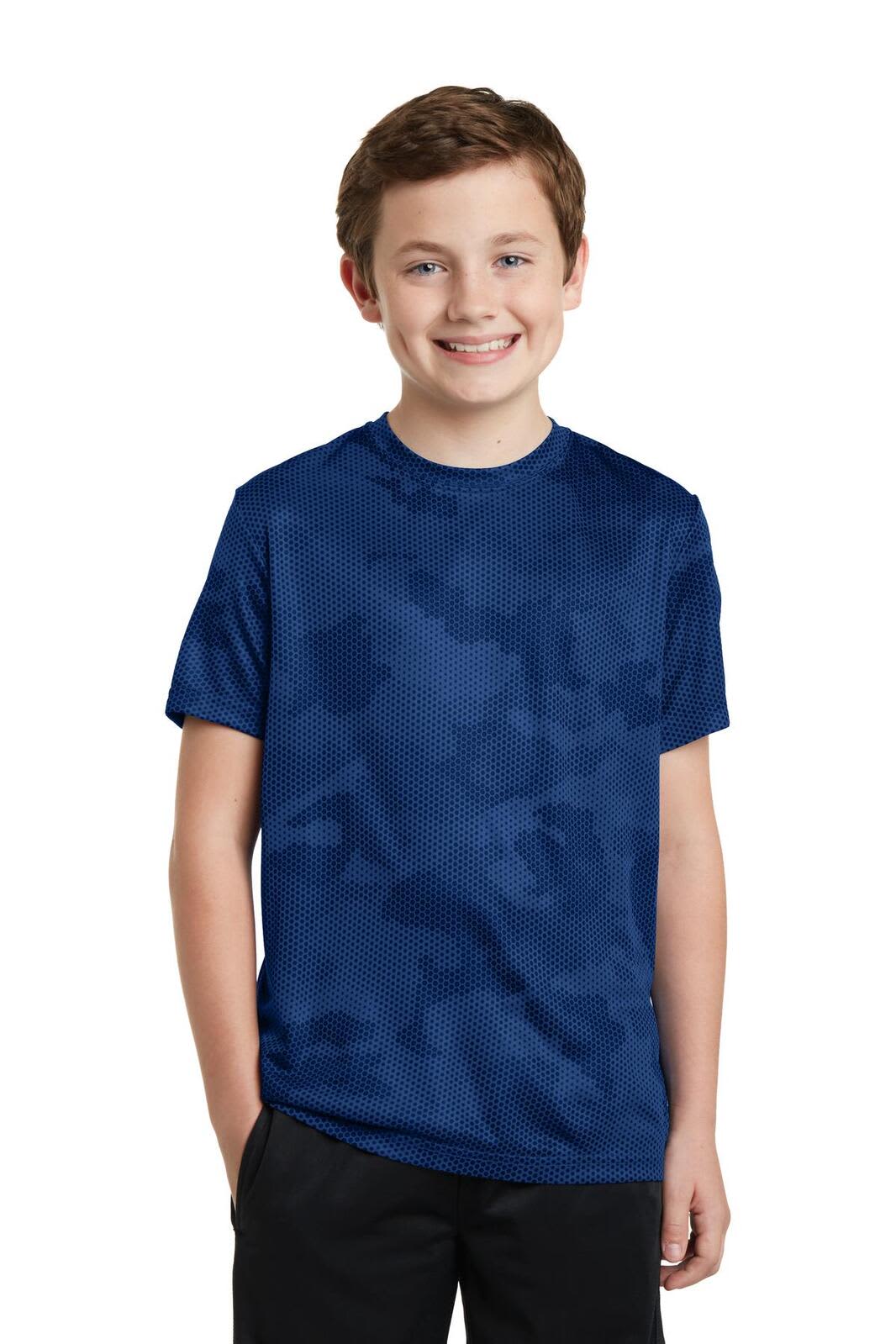Sport-Tek Youth CamoHex Tee