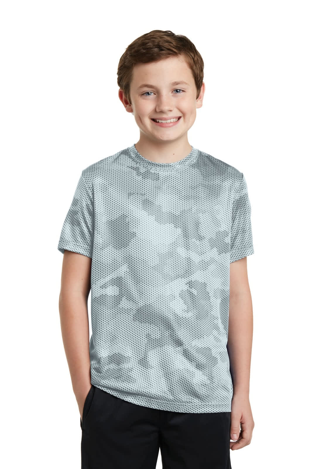 Sport-Tek Youth CamoHex Tee