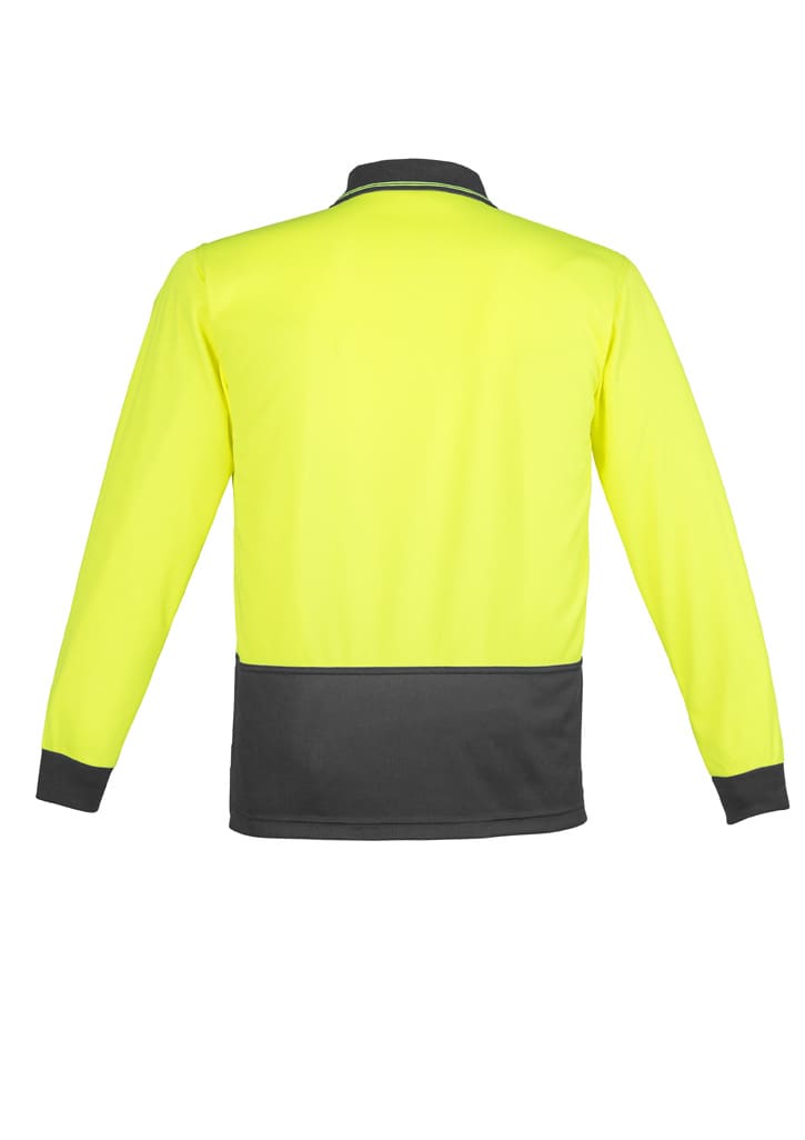 Unisex Hi Vis Basic Long Sleeve Polo