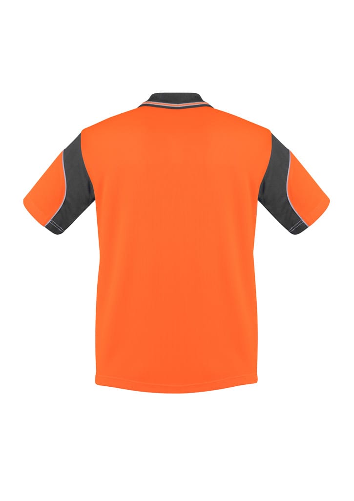 Mens Hi Vis Aztec Short Sleeve Polo