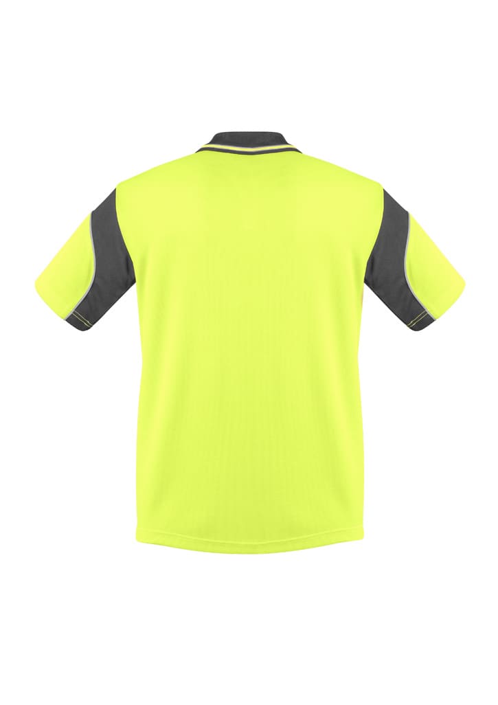 Mens Hi Vis Aztec Short Sleeve Polo