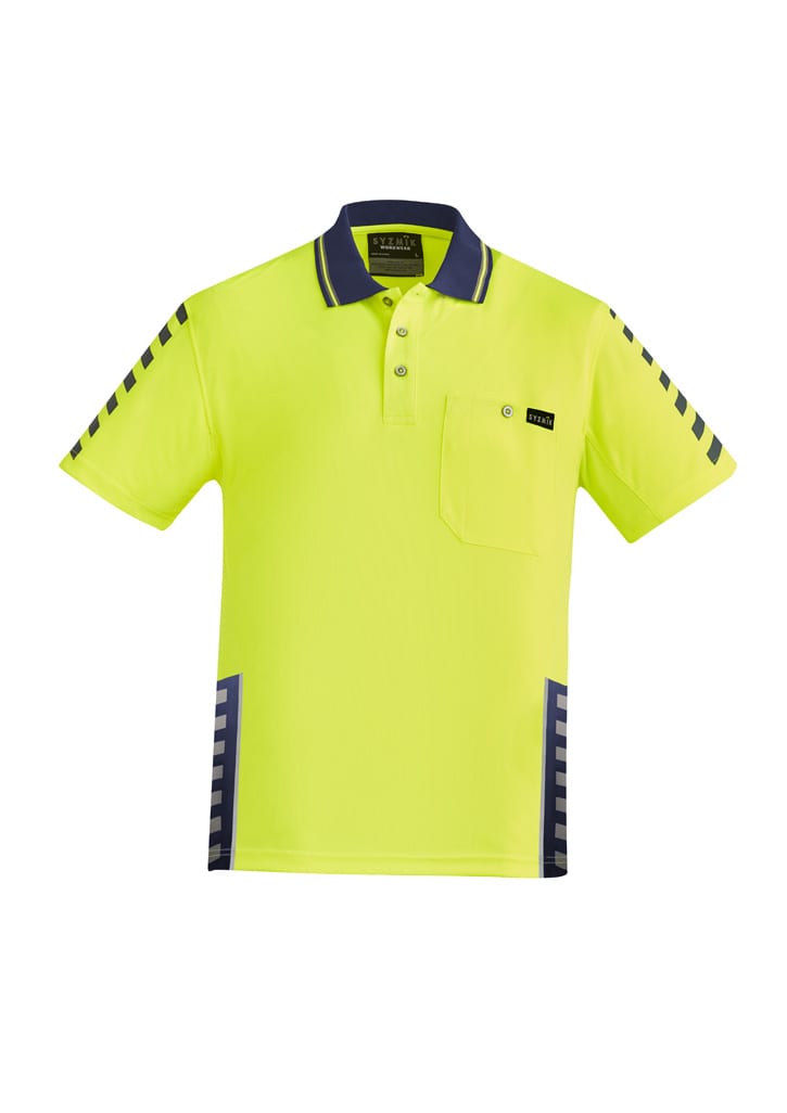 Mens Hi Vis Komodo Short Sleeve Polo