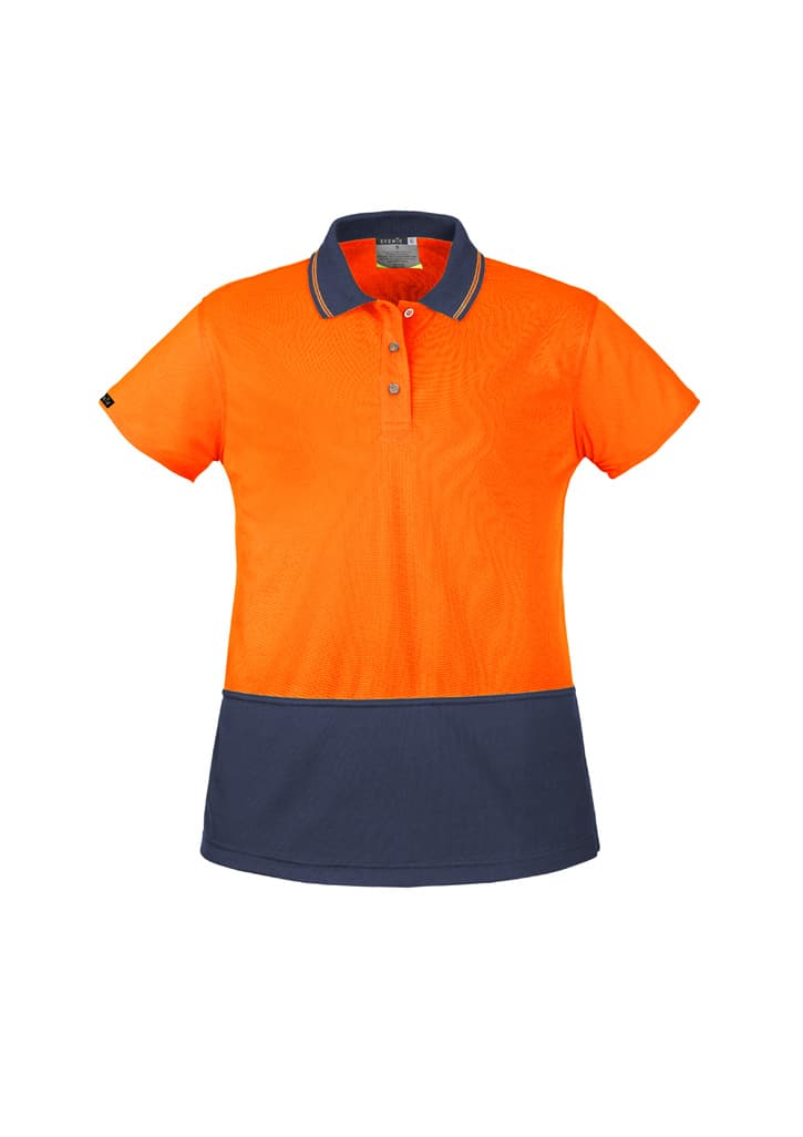 Womens Hi Vis Basic Short Sleeve Polo