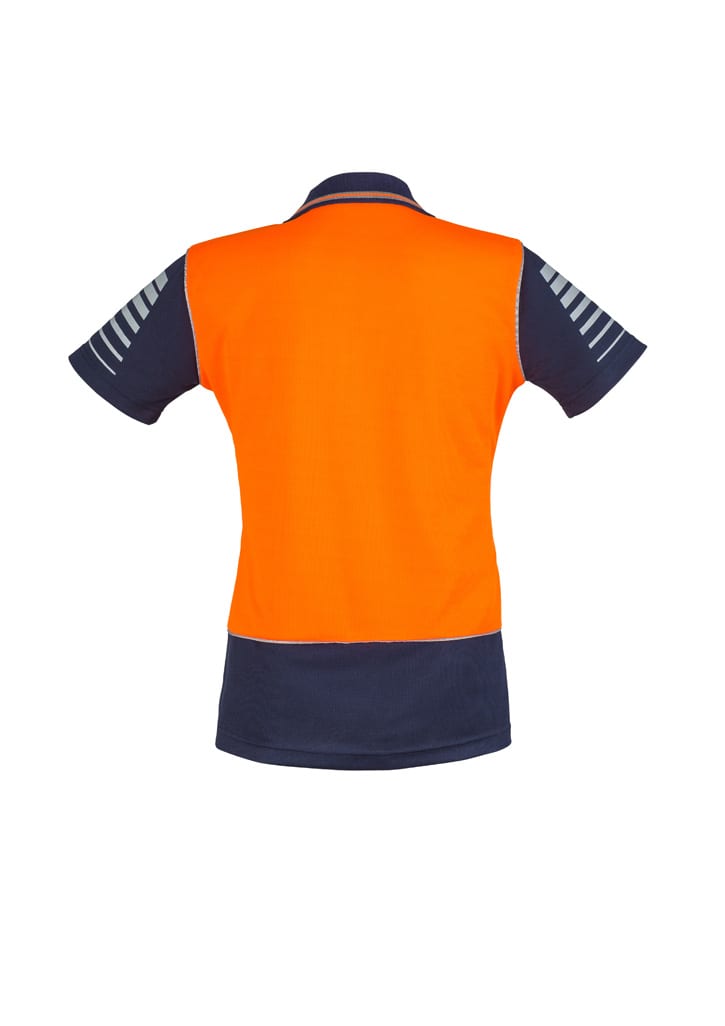 Womens Hi Vis Zone Short Sleeve Polo