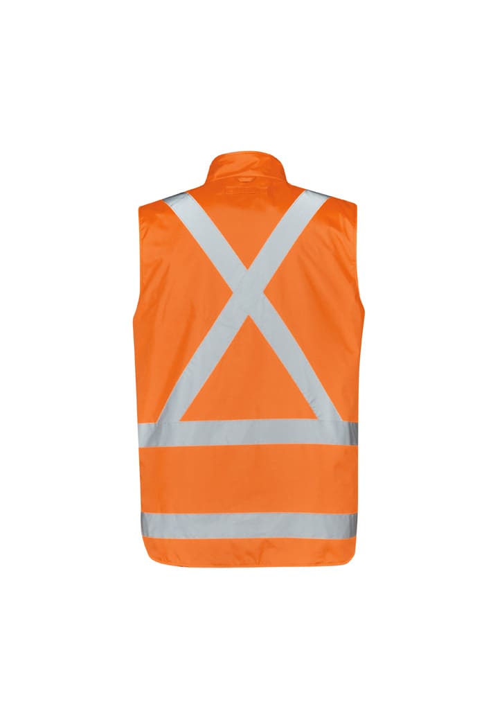 Mens Hi Vis X Back 4 In 1 Waterproof Jacket