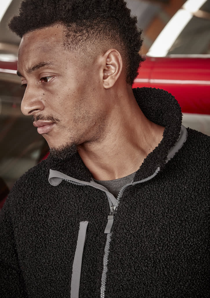 Unisex Streetworx Full Zip Sherpa Fleece