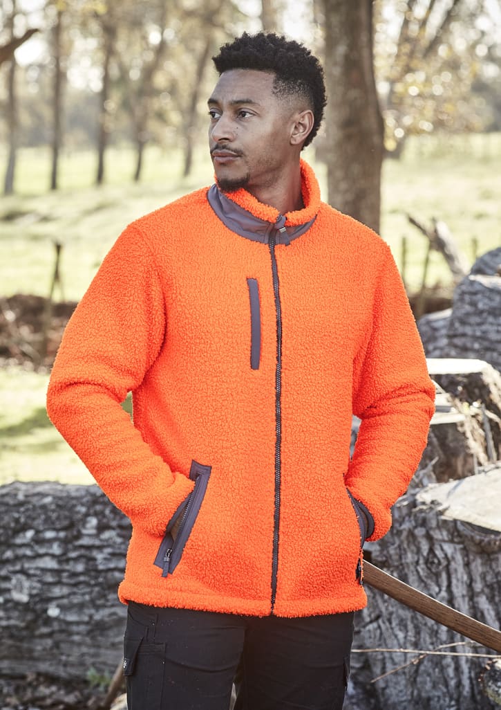 Unisex Streetworx Full Zip Sherpa Fleece