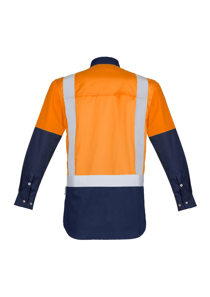 Mens Industrial Long Sleeve Shirt - Shoulder Taped